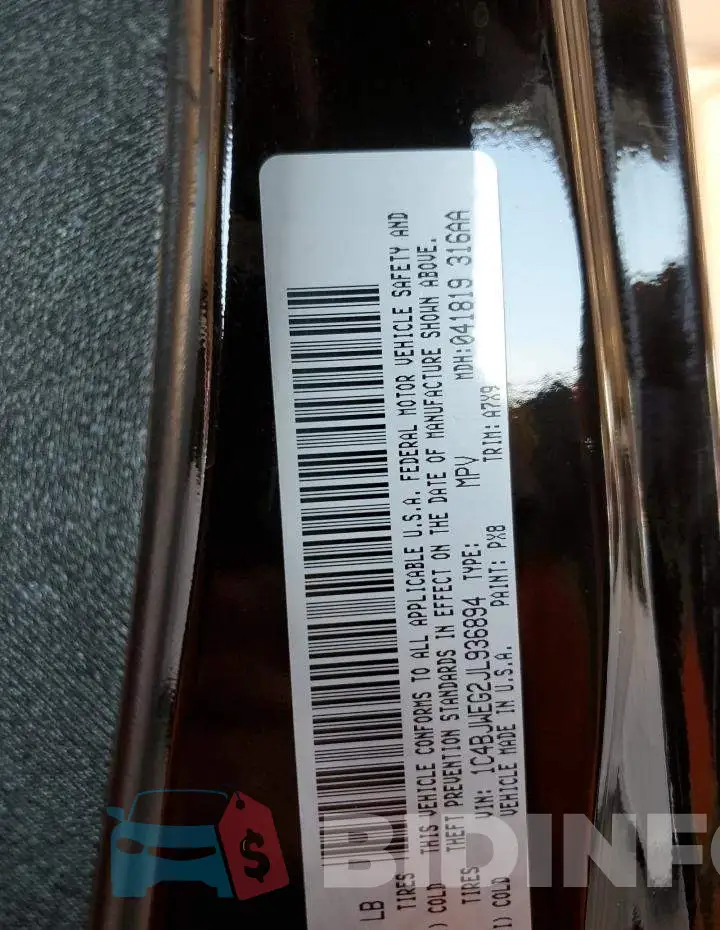 1C4BJWEG2JL936894 Photo# 14