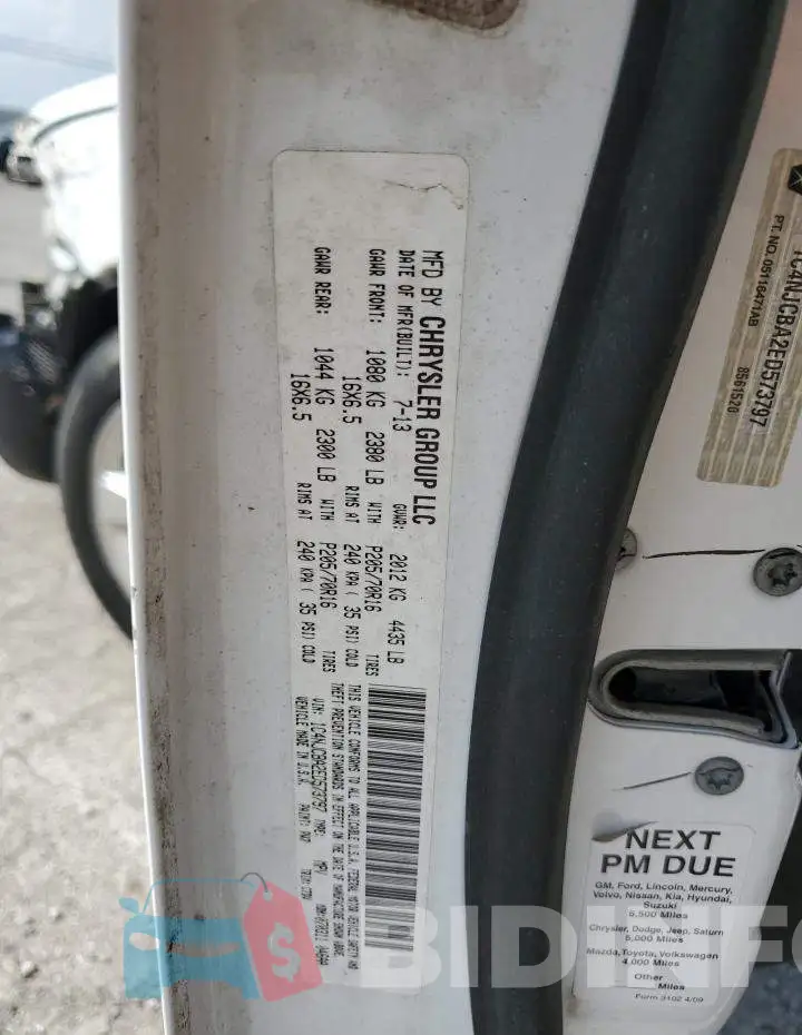 1C4NJCBA2ED573797 Photo# 13