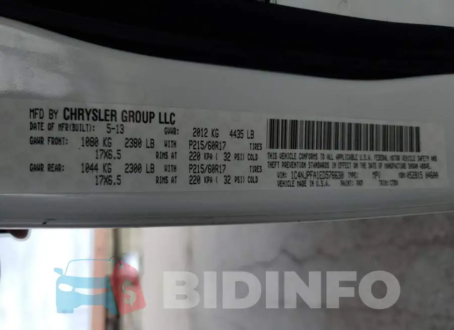 1C4NJPFA1ED576630 Photo# 12