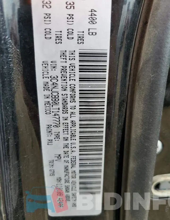 3C4NJCBB0LT147770 Photo# 12