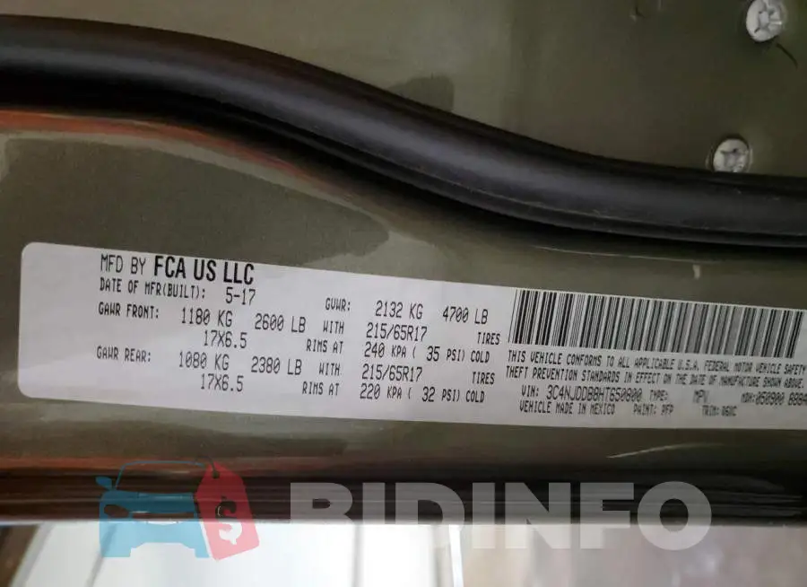 3C4NJDDB8HT650800 Photo# 13