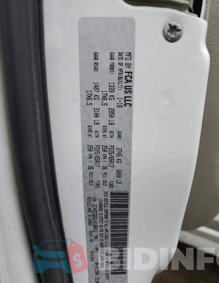 2C4RDGBG2JR180412 Photo# 13