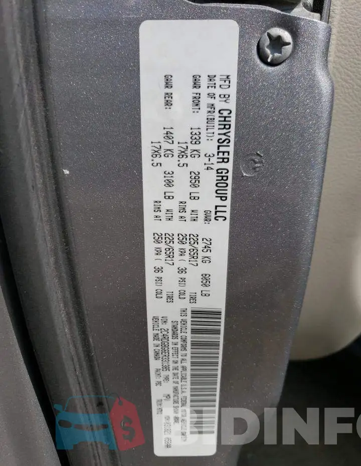 2C4RDGBG6ER331385 Photo# 13
