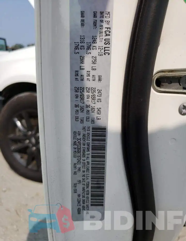 3C4PDCBG6KT872431 Photo# 12