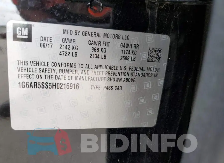 1G6AR5SS5H0216916 Photo# 12