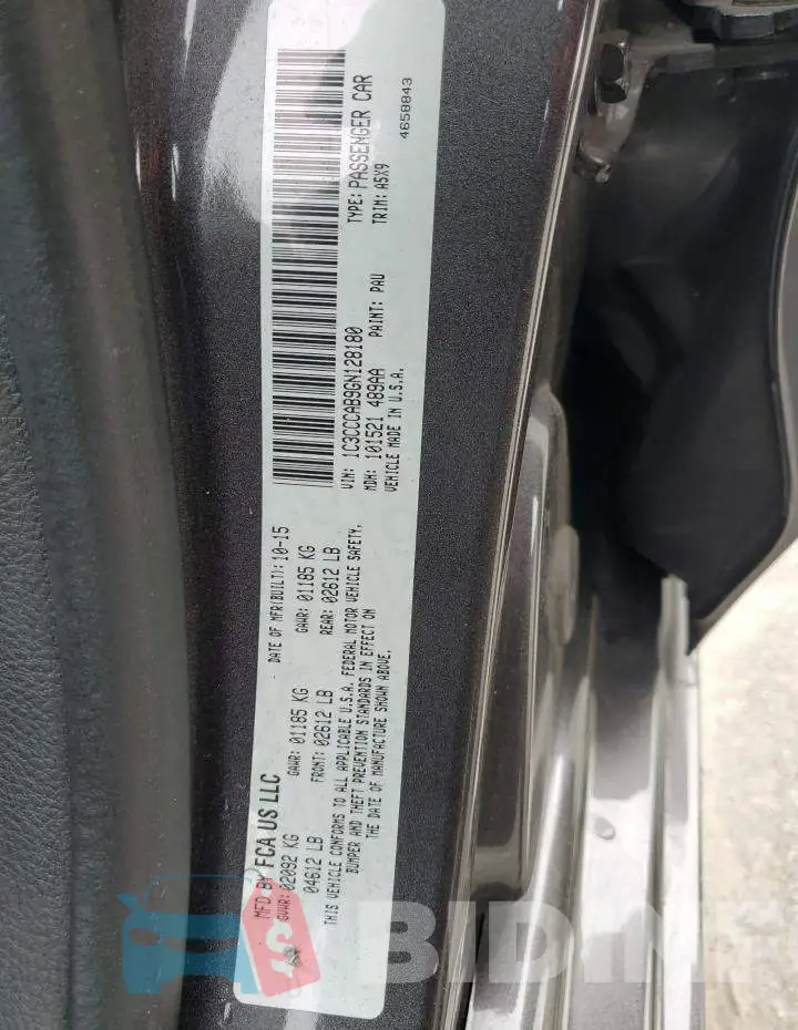 1C3CCCAB9GN128180 Photo# 12