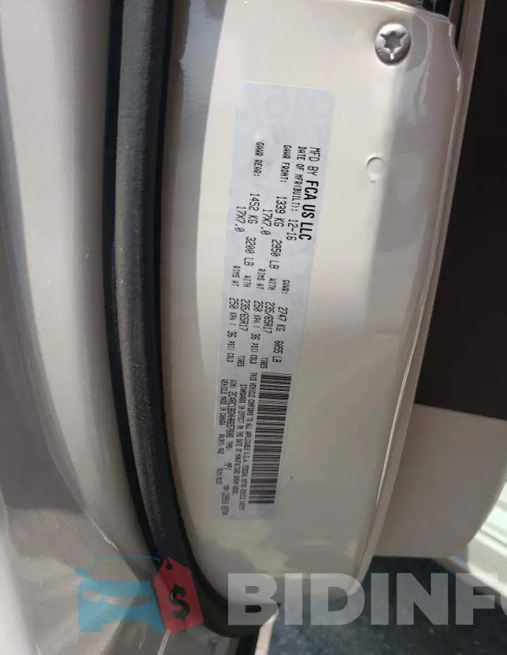 2C4RC1BGXHR657808 Photo# 13