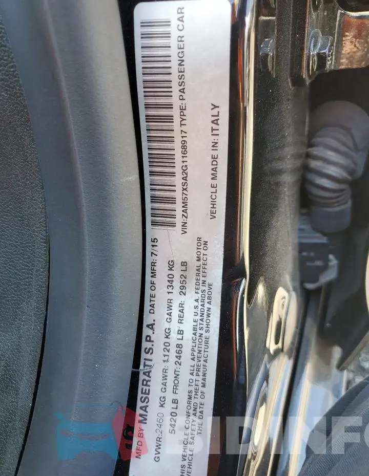 ZAM57XSA2G1168917 Photo# 13