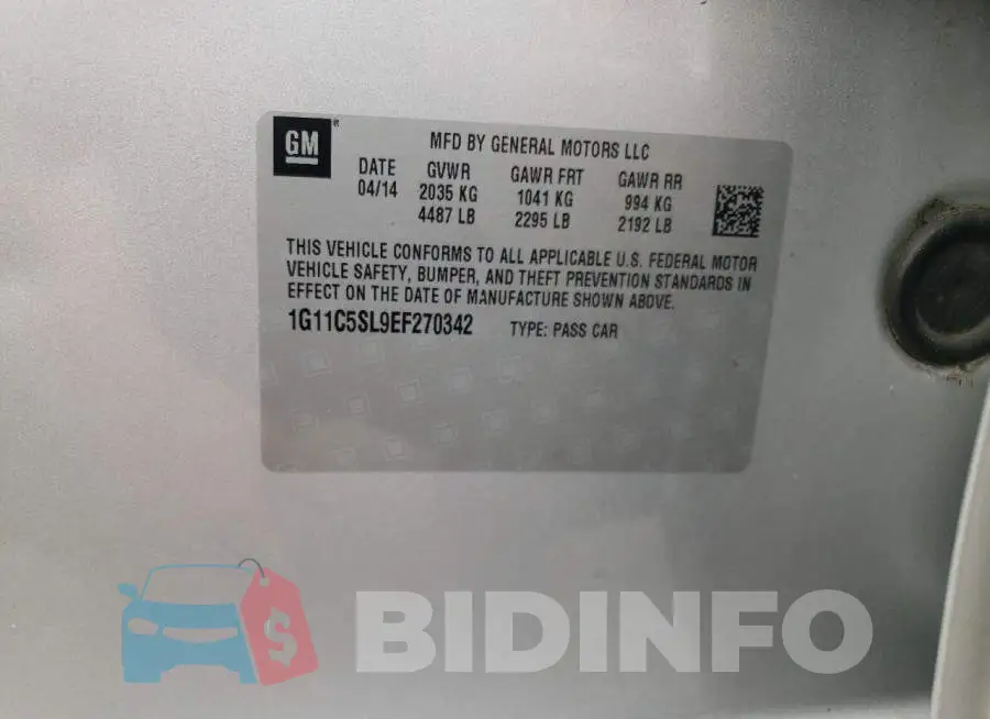 1G11C5SL9EF270342 Photo# 12