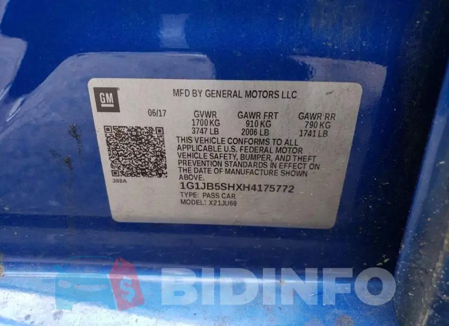 1G1JB5SHXH4175772 Photo# 12