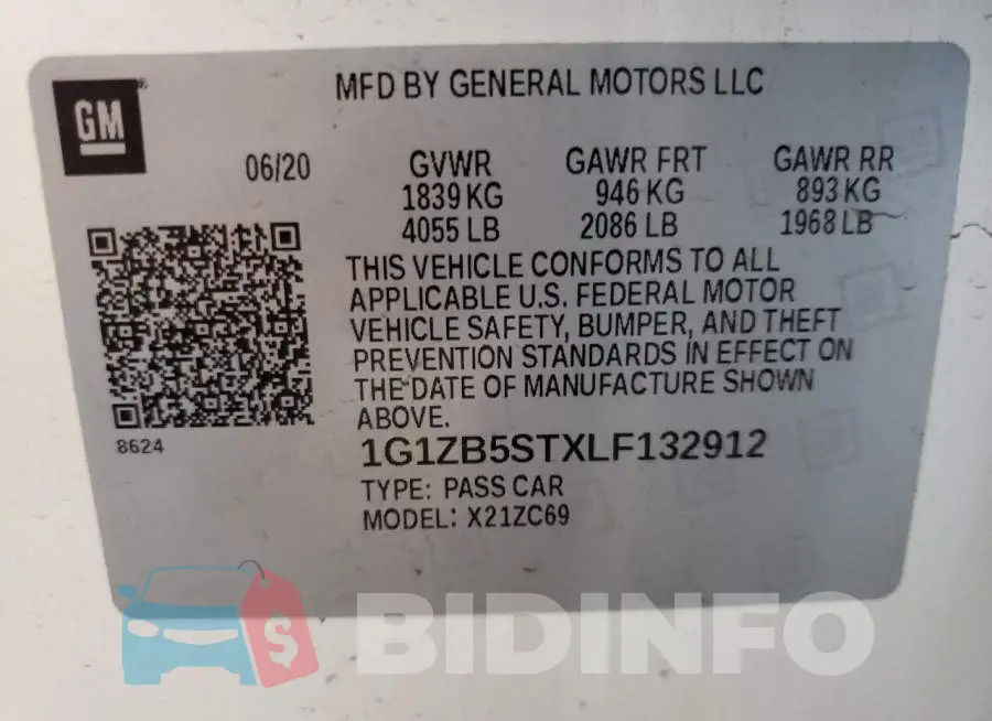 1G1ZB5STXLF132912 Photo# 12