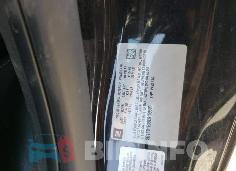 2G1FB1E39E9169503 Photo# 13