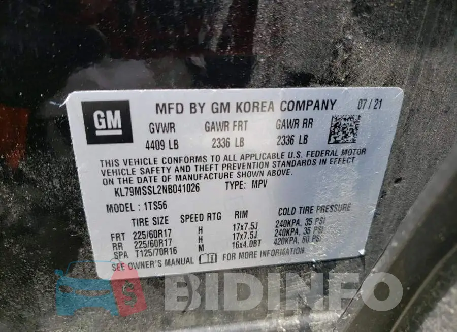 KL79MSSL2NB041026 Photo# 13
