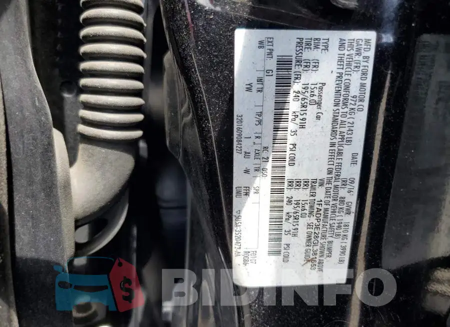 1FADP3E28GL381653 Photo# 12