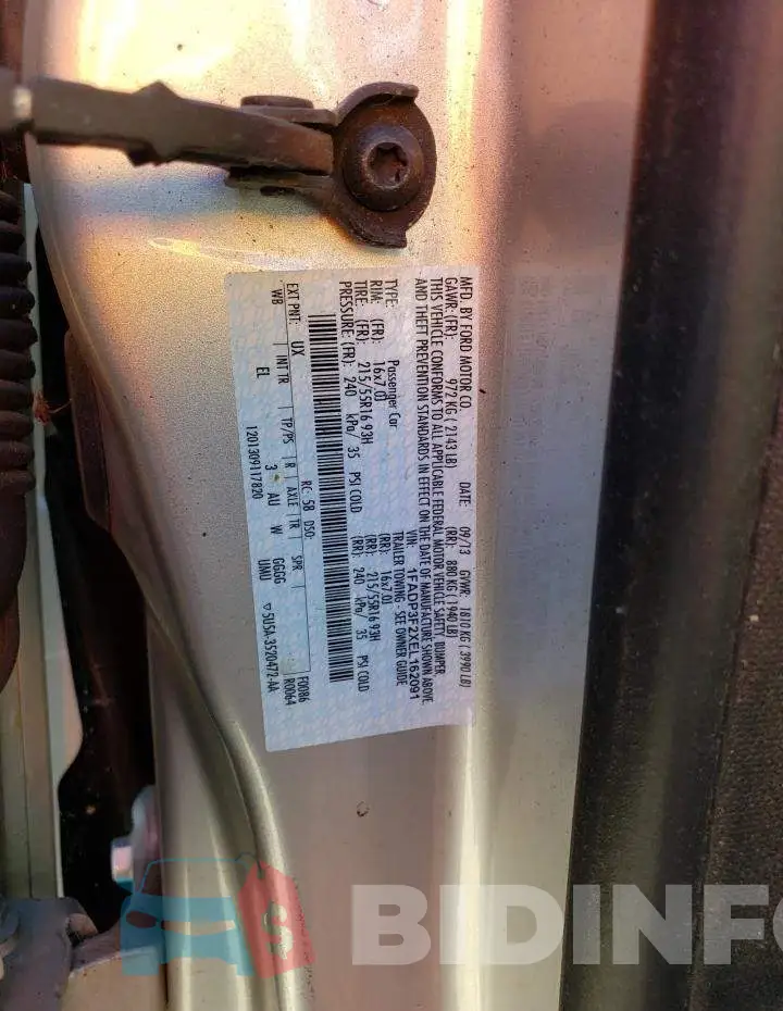 1FADP3F2XEL162091 Photo# 12