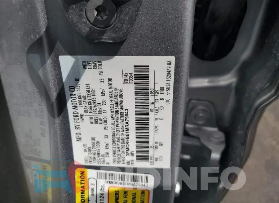 3FMCR9B61MRA79043 Photo# 12