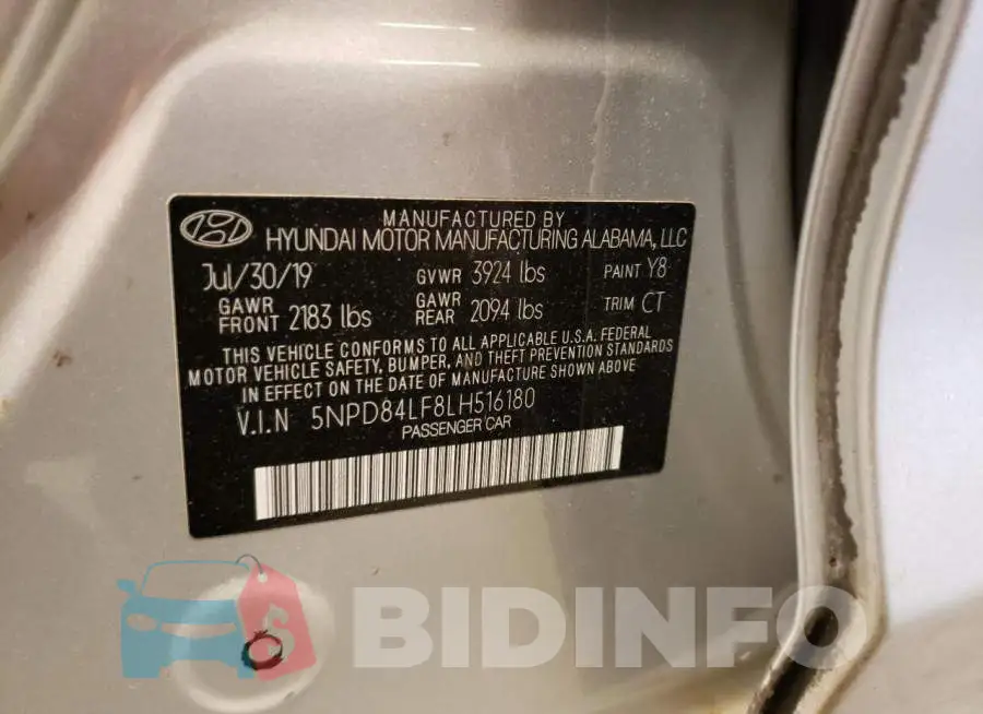 5NPD84LF8LH516180 Photo# 12