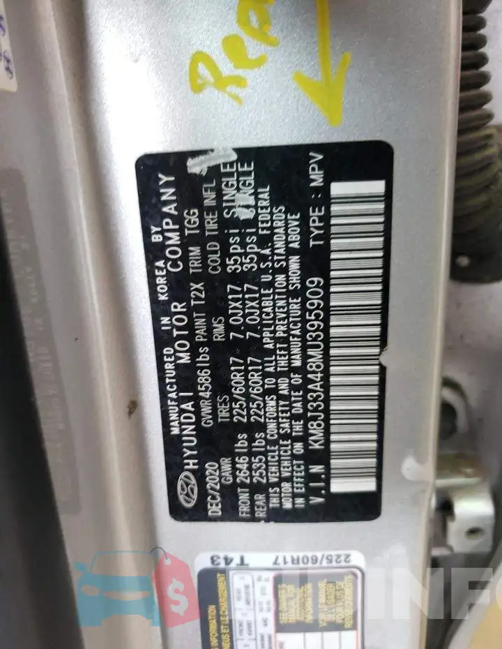 KM8J33A48MU395909 Photo# 12