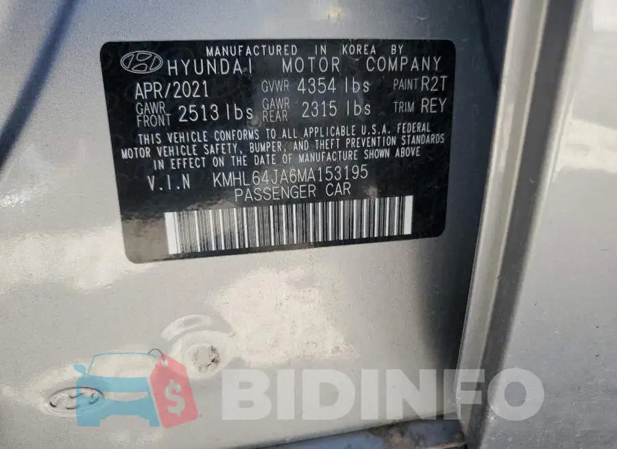 KMHL64JA6MA153195 Photo# 12