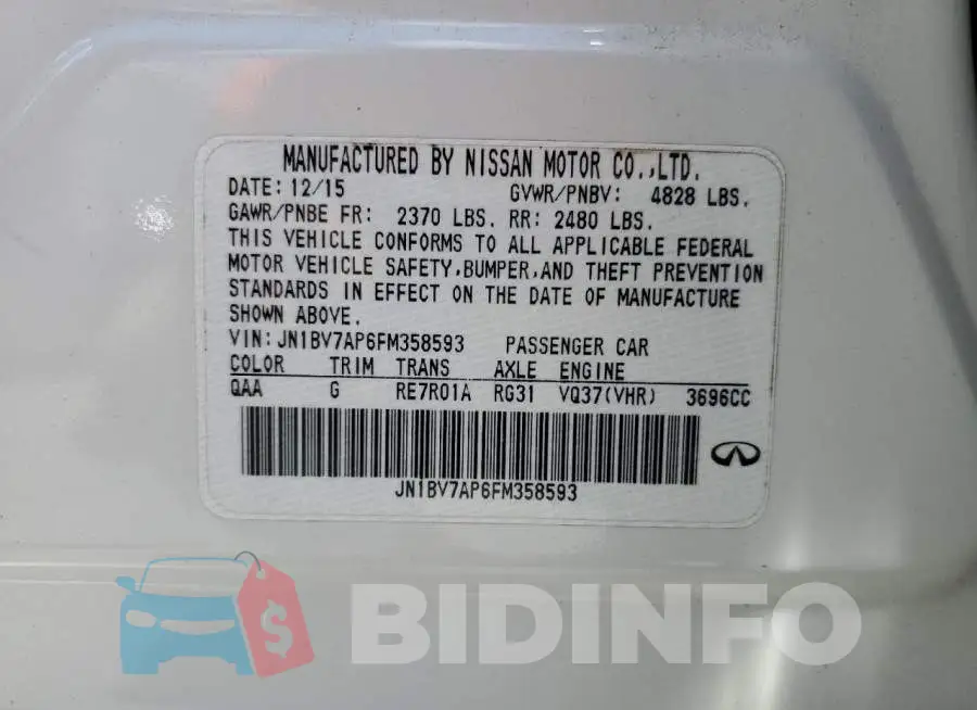 JN1BV7AP6FM358593 Photo# 12