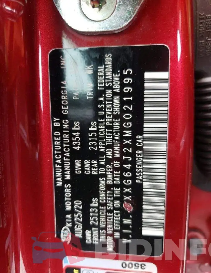 5XXG64J2XMG021995 Photo# 12