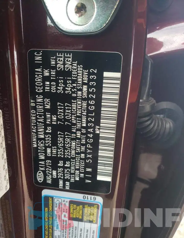5XYPG4A32LG625332 Photo# 14
