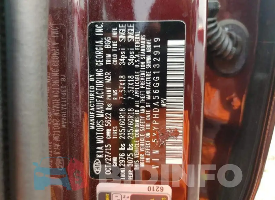 5XYPHDA56GG132919 Photo# 14