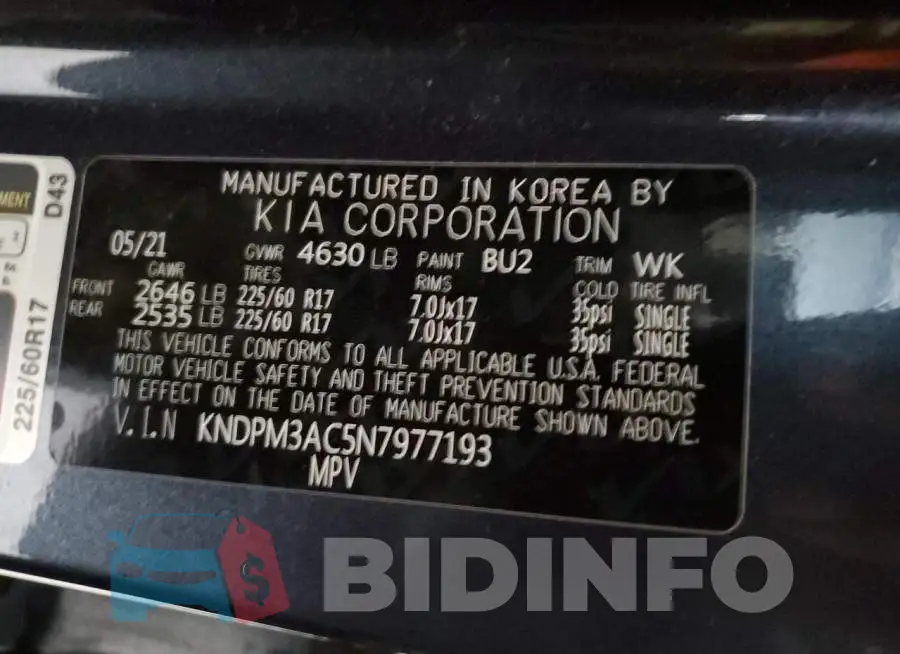 KNDPM3AC5N7977193 Photo# 12