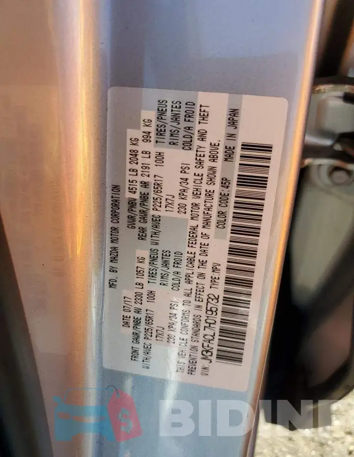 JM3KFACL7H0195732 Photo# 12
