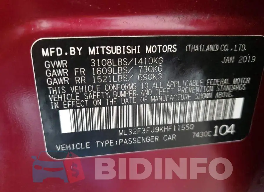 ML32F3FJ9KHF11550 Photo# 12