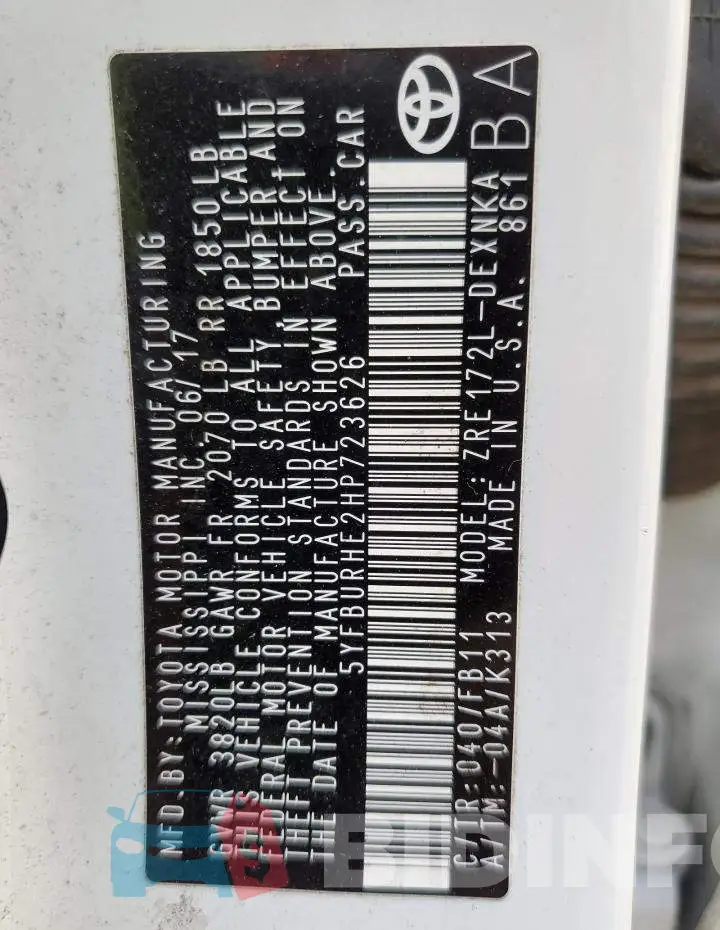 5YFBURHE2HP723626 Photo# 13