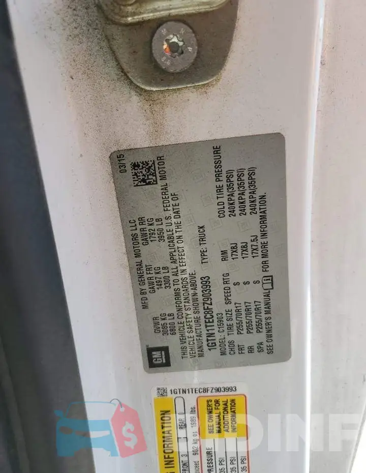 1GTN1TEC8FZ903993 Photo# 12