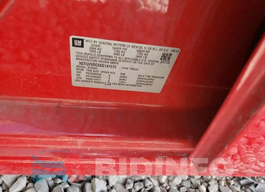 3GTU2VEC6EG141573 Photo# 12