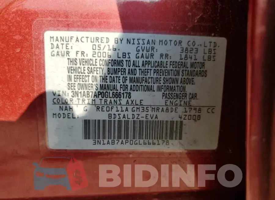 3N1AB7AP0GL666178 Photo# 12