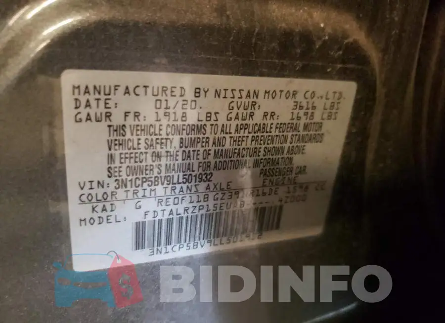 3N1CP5BV9LL501932 Photo# 12