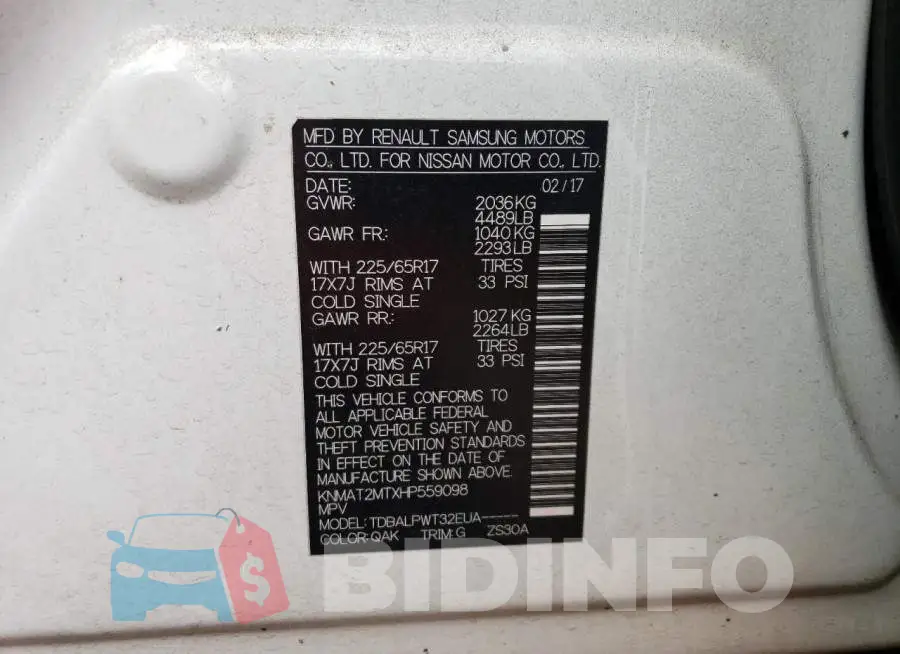 KNMAT2MTXHP559098 Photo# 13