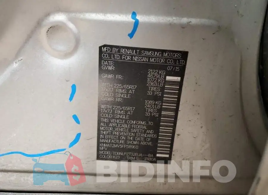 KNMAT2MV5FP589611 Photo# 14