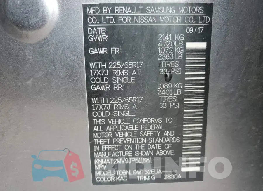 KNMAT2MV9JP511681 Photo# 12