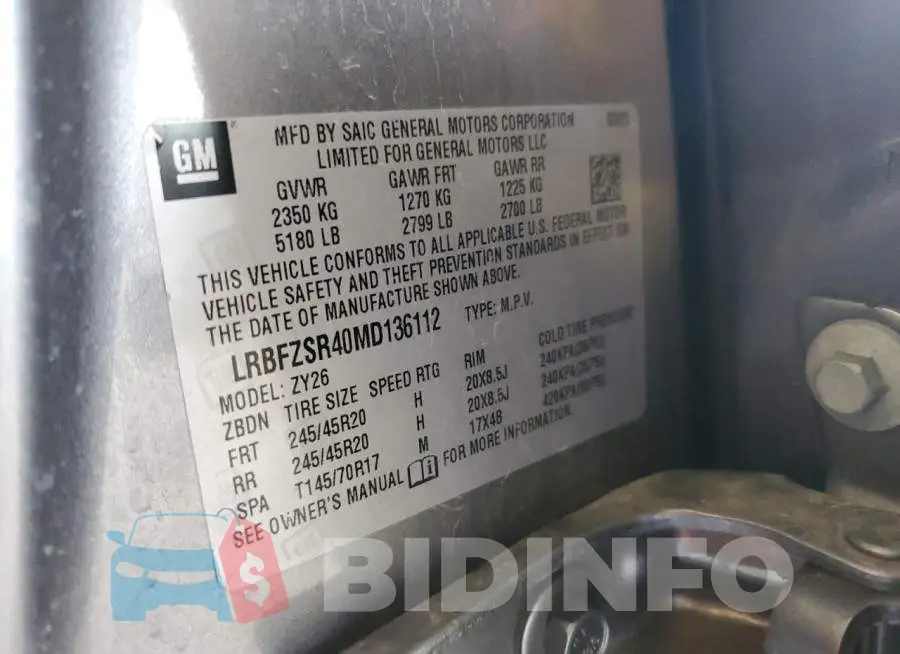 LRBFZSR40MD136112 Photo# 12