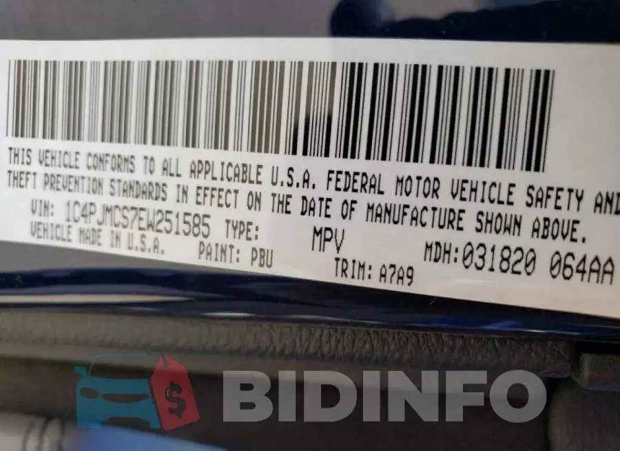 1C4PJMCS7EW251585 Photo# 12