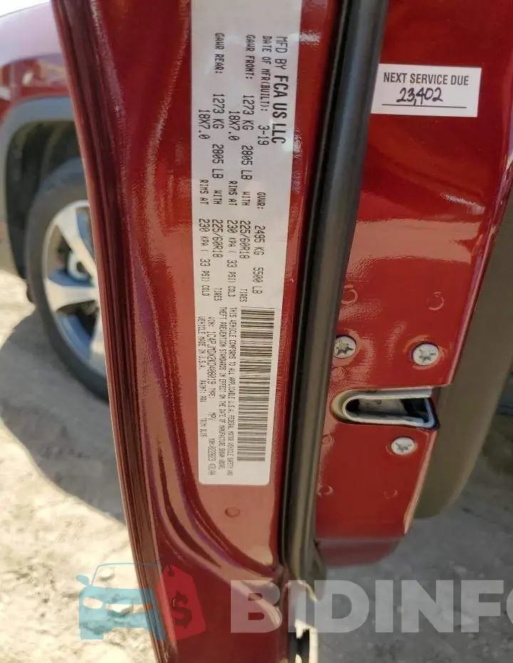 1C4PJMDX2KD408019 Photo# 12