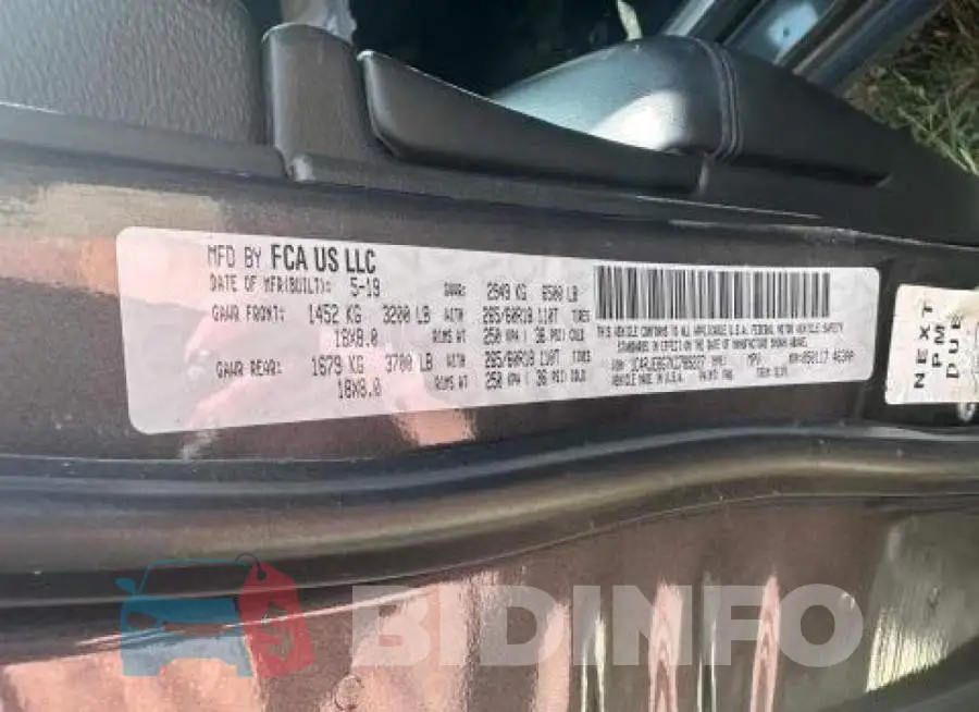 1C4RJEBG7KC789227 Photo# 10
