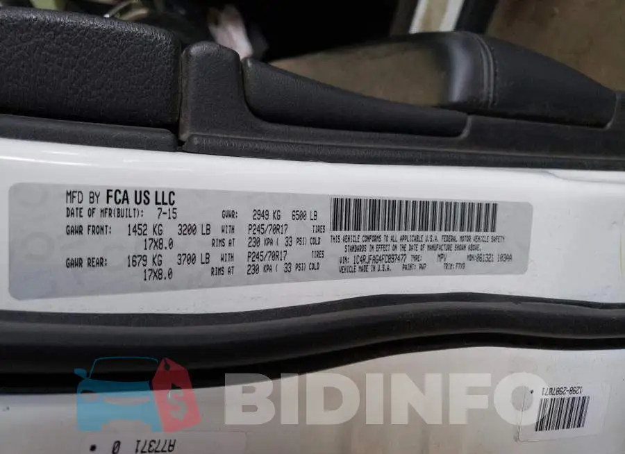 1C4RJFAG4FC897477 Photo# 12