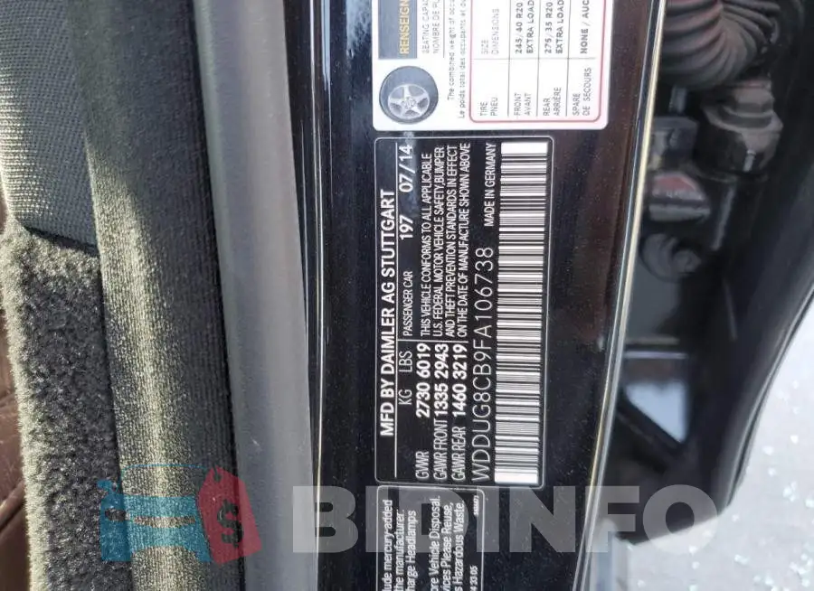 WDDUG8CB9FA106738 Photo# 12