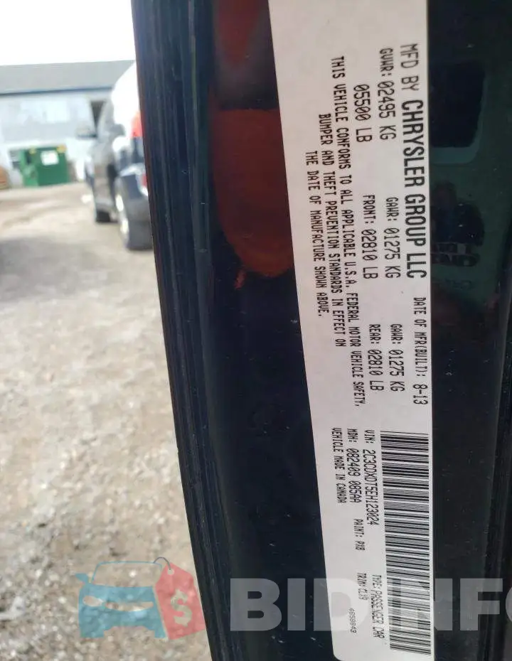 2C3CDXDT5EH123024 Photo# 12