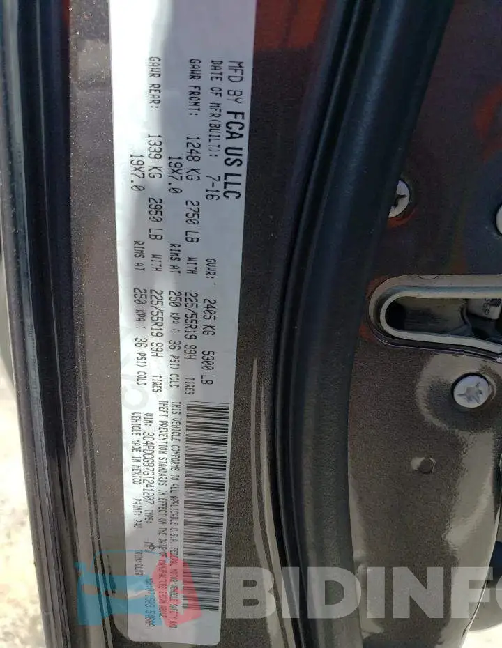 3C4PDCGB7GT241207 Photo# 13