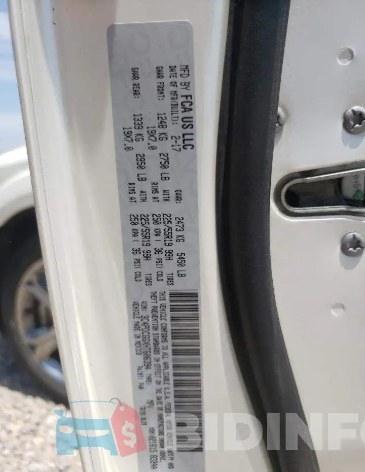 3C4PDCGGXHT606394 Photo# 13