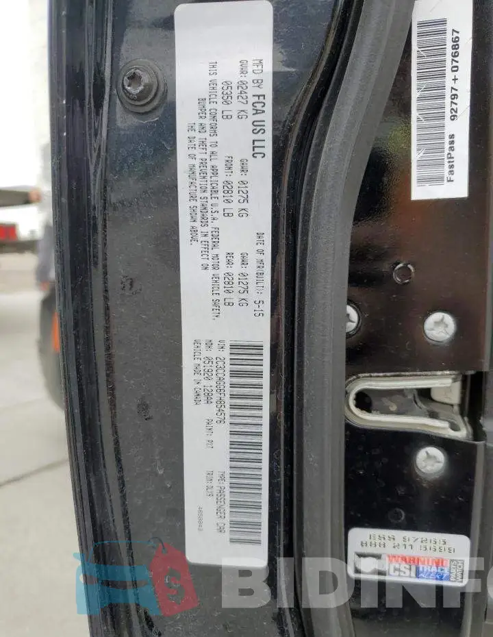 2C3CCAGG6FH854576 Photo# 12