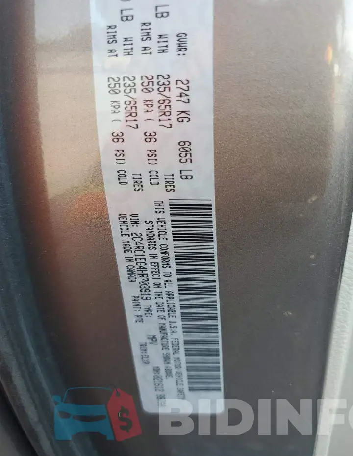 2C4RC1EG4HR703919 Photo# 12