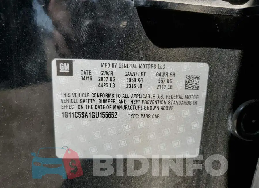 1G11C5SA1GU155652 Photo# 12